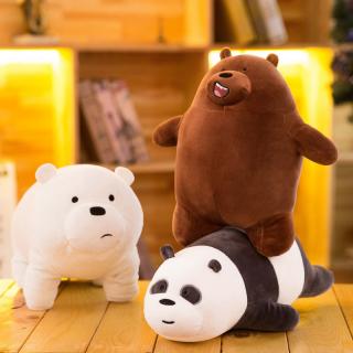 Cartoon We Bare Bears Plush Toys Panda Polar Brown Bear Stuffed Animal_1